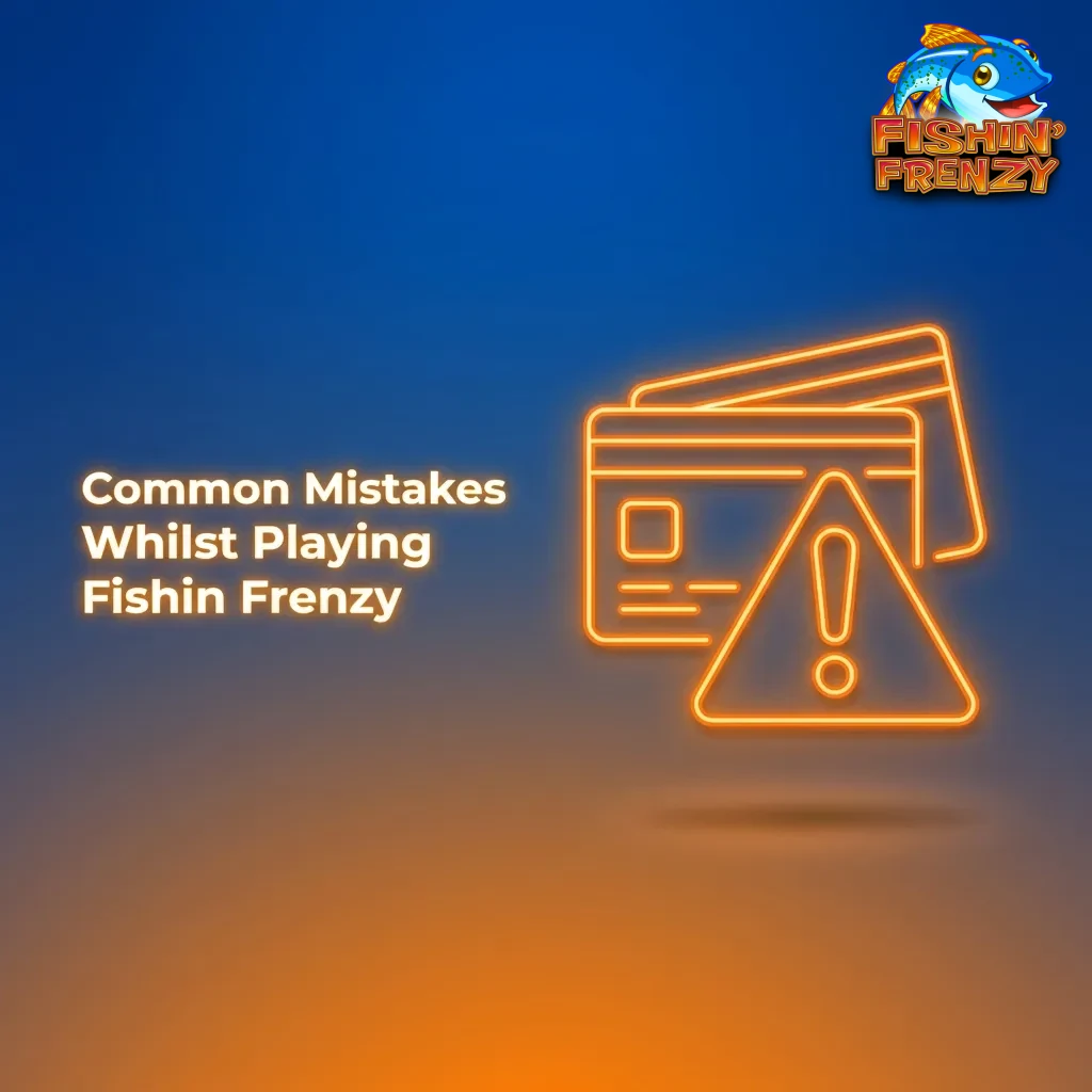 Player making common Fishin Frenzy slot mistakes: chasing losses, ignoring paytable, and exceeding budget limits