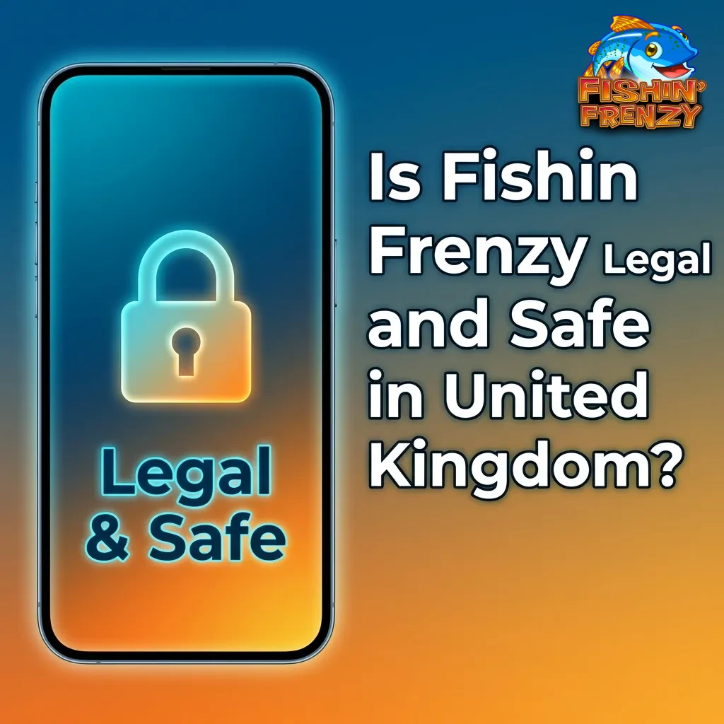 Fishin Frenzy slot machine displayed on licensed UK casino platform with security lock icon and regulatory compliance badge