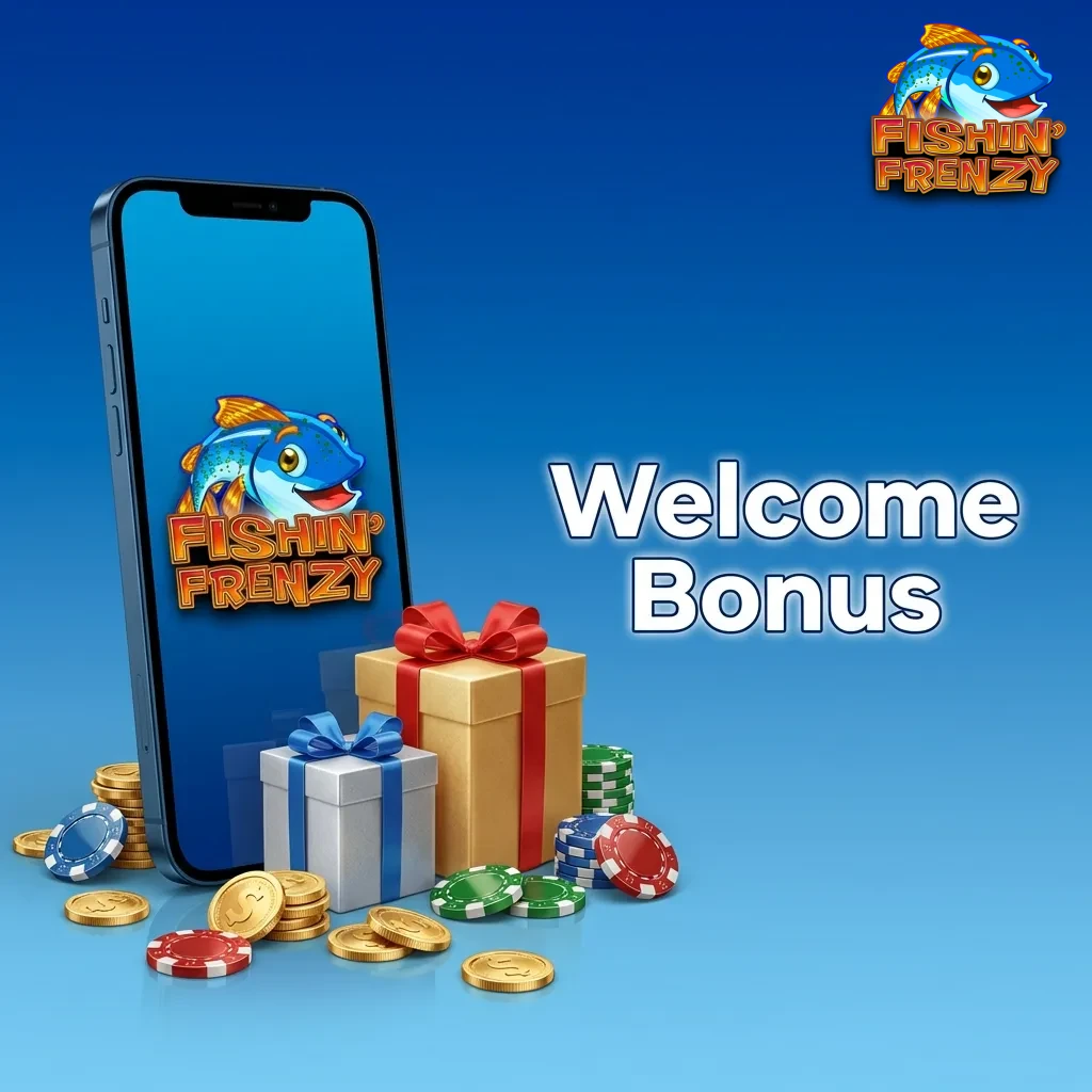 Welcome bonus concept showing matched deposit percentages and casino chips for new players